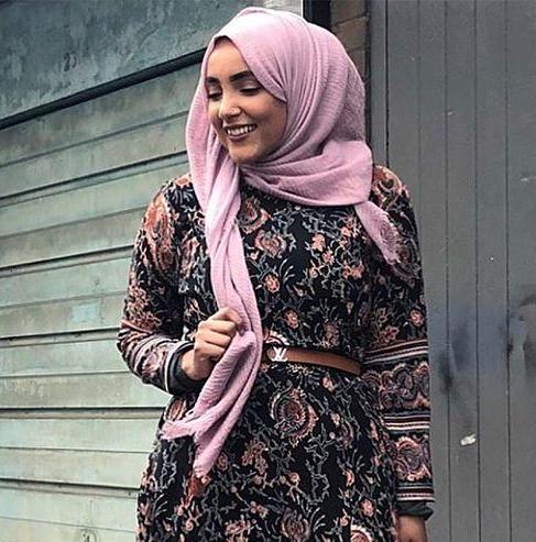 Mauve Crinkle Hijab
